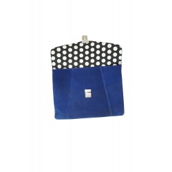 Cartera de manos azul